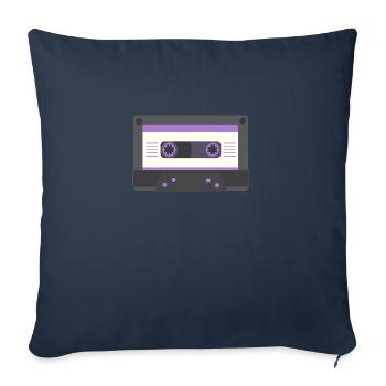 Ace music - Sofa pillowcase 17,3'' x 17,3'' (45 x 45 cm) - navy - Front