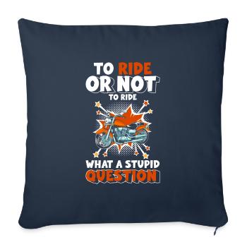 Retro Style Illustration - Sofakissenbezug 45 x 45 cm - Navy - Vorne