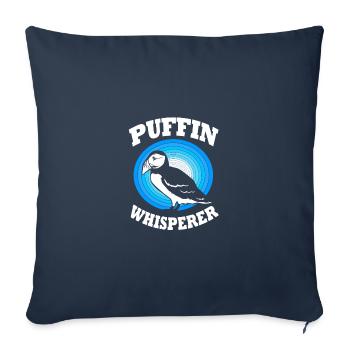 Papageientaucher Puffin - Sofakissenbezug 45 x 45 cm - Navy - Vorne