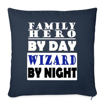 Magier Magie Zauberer Halloween Hokus Pokus - Sofakissenbezug 45 x 45 cm - Navy - Vorne