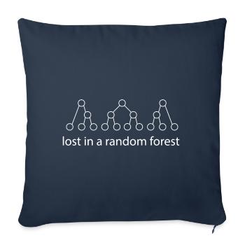 Forest Informatik Datenwissenschaft Geschenk - Sofakissenbezug 45 x 45 cm - Navy - Vorne
