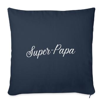 Super dad, humor, gift - Sofa pillowcase 17,3'' x 17,3'' (45 x 45 cm) - navy - Front