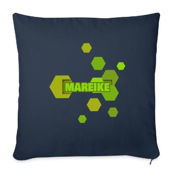 Camouflage Mareike - Sofa pillowcase 17,3'' x 17,3'' (45 x 45 cm) - navy - Front