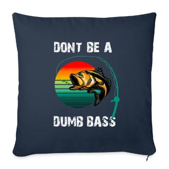 SEI KEIN DUMMER BARSCH, BARSCHANGLER - Sofakissenbezug 45 x 45 cm - Navy - Vorne