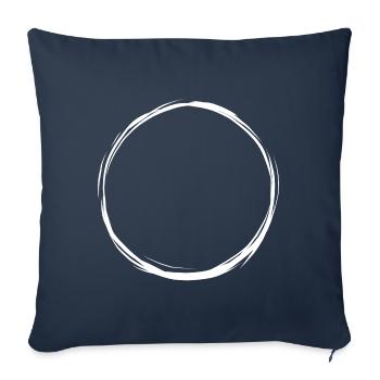 Kreis - Sofakissenbezug 45 x 45 cm - Navy - Vorne
