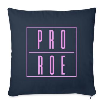 Droits des femmes Roe c. Wade Droits reproductifs 1973 - Housse de coussin décorative 45 x 45 cm - bleu marine - Devant