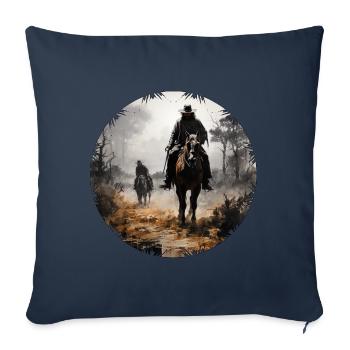 Cowboys sind eigentlich Viehhirten - Sofakissenbezug 45 x 45 cm - Navy - Vorne