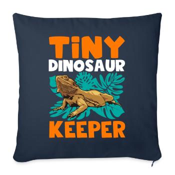 Barbu Dragon barbu - Housse de coussin décorative 45 x 45 cm - bleu marine - Devant