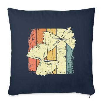 Nudeln kochen - Sofakissenbezug 45 x 45 cm - Navy - Vorne