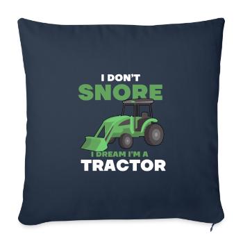 Funny farmer sayings for farmers with tractor - Sofa pillowcase 17,3'' x 17,3'' (45 x 45 cm) - navy - Front
