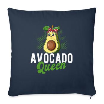 Lustige Avocado Geschenkidee Fitness Avocado - Sofakissenbezug 45 x 45 cm - Navy - Vorne