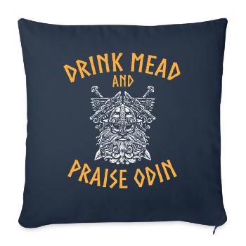 Wikinger Wikinger Nordmythologie - NORSE - Sofakissenbezug 45 x 45 cm - Navy - Vorne