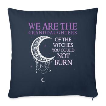 We are the granddaughters of the witches - Sofa pillowcase 17,3'' x 17,3'' (45 x 45 cm) - navy - Front