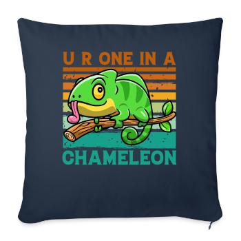You are one in a Chameleon - Sofa pillowcase 17,3'' x 17,3'' (45 x 45 cm) - navy - Front