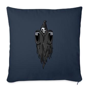 Flying Spirit Undead - Sofa pillowcase 17,3'' x 17,3'' (45 x 45 cm) - navy - Front