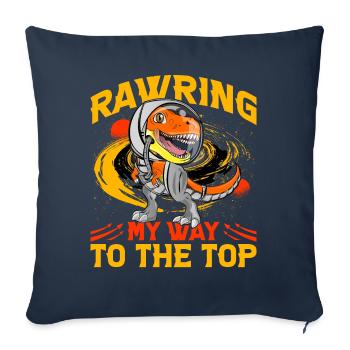 Rawring my way to the top - Sofa pillowcase 17,3'' x 17,3'' (45 x 45 cm) - navy - Front