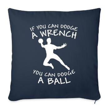 Dodgeball Team Sports - Sofa pillowcase 17,3'' x 17,3'' (45 x 45 cm) - navy - Front