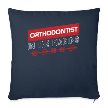 Orthodontists, dentists, dental services - Sofa pillowcase 17,3'' x 17,3'' (45 x 45 cm) - navy - Front