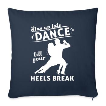 Dance Training Ballroom Couple Dance - Sofa pillowcase 17,3'' x 17,3'' (45 x 45 cm) - navy - Front