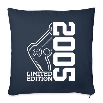 21E ANNIVERSAIRE DE GAMING ÉDITION LIMITÉE DE GAMING 2005 - Housse de coussin décorative 45 x 45 cm - bleu marine - Devant