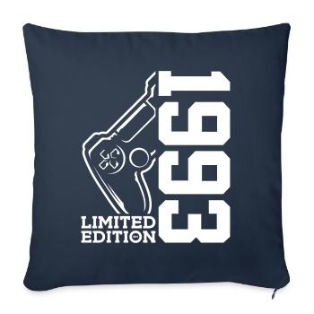 LIMITED EDITION 1993 GAMING 33RD BIRTHDAY - Sofa pillowcase 17,3'' x 17,3'' (45 x 45 cm) - navy - Front