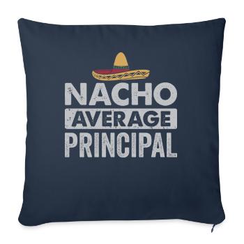 Cinco De Mayo Nacho Average Principal - Sofa pillowcase 17,3'' x 17,3'' (45 x 45 cm) - navy - Front