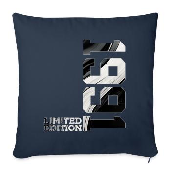 ÉDITION LIMITÉE 35E ANNIVERSAIRE 1991 - Housse de coussin décorative 45 x 45 cm - bleu marine - Devant