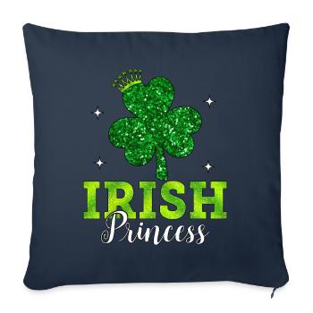 Irish Princess - Sofa pillowcase 17,3'' x 17,3'' (45 x 45 cm) - navy - Front