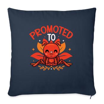 Promoted to Aunt Ant Pregnancy - Sofa pillowcase 17,3'' x 17,3'' (45 x 45 cm) - navy - Front