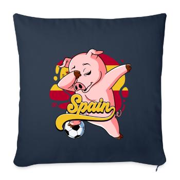 Spain Football - Sofa pillowcase 17,3'' x 17,3'' (45 x 45 cm) - navy - Front