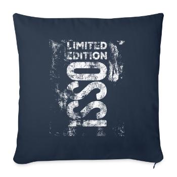 Limited Edition Ossi, GDR, East, Gift - Sofa pillowcase 17,3'' x 17,3'' (45 x 45 cm) - navy - Front