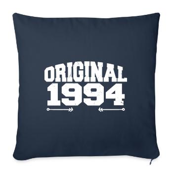 Original 1994 | Cadeau d’anniversaire 1994 - Housse de coussin décorative 45 x 45 cm - bleu marine - Devant