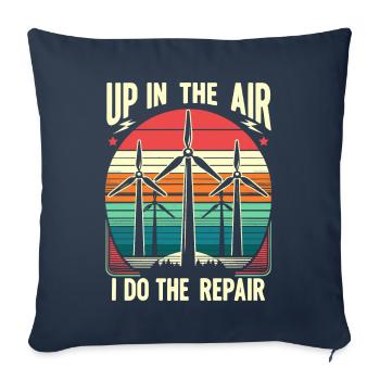 Pinwheel Climber Industrial Climber Gift - Sofa pillowcase 17,3'' x 17,3'' (45 x 45 cm) - navy - Front
