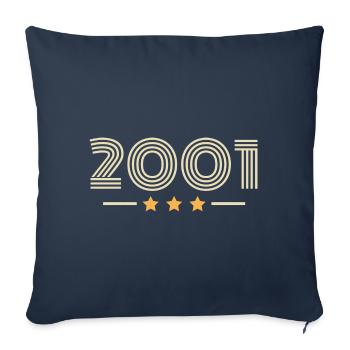 Légendaire Depuis 2001 Cadeau D anniversaire 2001 - Housse de coussin décorative 45 x 45 cm - bleu marine - Devant