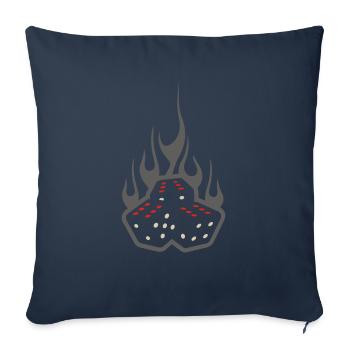 Cubes - Sofakissenbezug 45 x 45 cm - Navy - Vorne