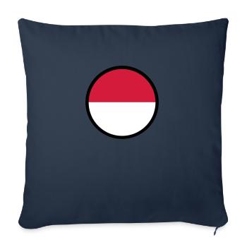 Under The Sign Of Indonesia - Sofa pillowcase 17,3'' x 17,3'' (45 x 45 cm) - navy - Front