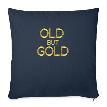 Old but or - Housse de coussin décorative 45 x 45 cm - bleu marine - Devant