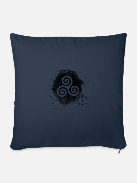 Triskele - Sofakissenbezug 45 x 45 cm - Navy