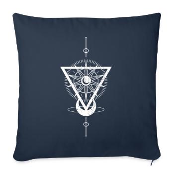 Witchcraft Okkult Gothic Occult Vintage - Sofa pillowcase 17,3'' x 17,3'' (45 x 45 cm) - navy - Front