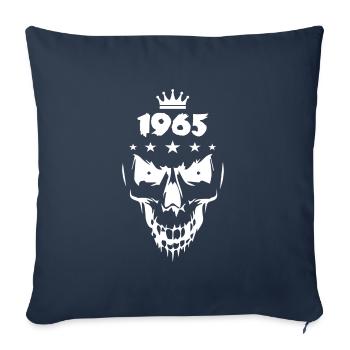 Crâne (1965) - Housse de coussin décorative 45 x 45 cm - bleu marine - Devant