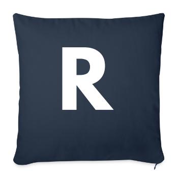 R - Sofa pillowcase 17,3'' x 17,3'' (45 x 45 cm) - navy - Front