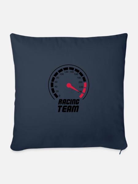 tacho racing team - Sofakissenbezug 45 x 45 cm - Navy