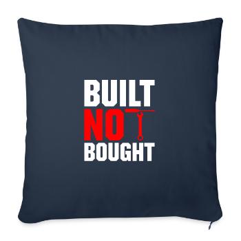 Built Not Bought Car Mechanic Automobile Repair Ca - Sofa pillowcase 17,3'' x 17,3'' (45 x 45 cm) - navy - Front
