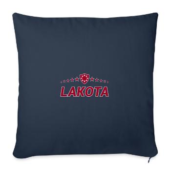 Lakota - Housse de coussin décorative 45 x 45 cm - bleu marine - Devant
