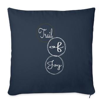 Funny Cool Pure Bliss Happy - Sofa pillowcase 17,3'' x 17,3'' (45 x 45 cm) - navy - Front