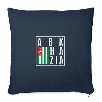 Abkhazia - Sofa pillowcase 17,3'' x 17,3'' (45 x 45 cm) - navy - Front