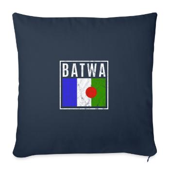Batwa - Sofakissenbezug 45 x 45 cm - Navy - Vorne