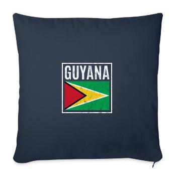 Guyana - Sofa pillowcase 17,3'' x 17,3'' (45 x 45 cm) - navy - Front