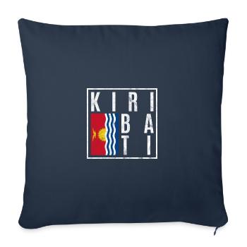 Kiribati - Sofa pillowcase 17,3'' x 17,3'' (45 x 45 cm) - navy - Front