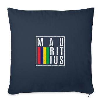 Mauritius - Sofa pillowcase 17,3'' x 17,3'' (45 x 45 cm) - navy - Front